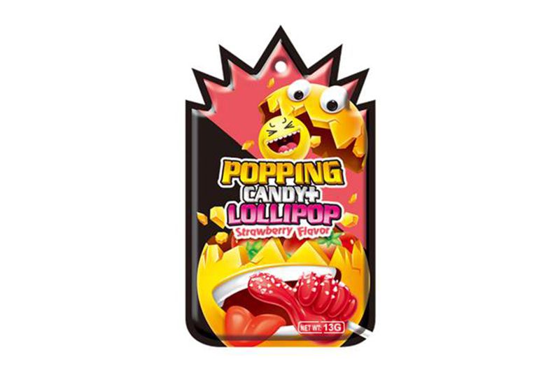 Caramelo explosivo + paleta/piruleta/chupetín
